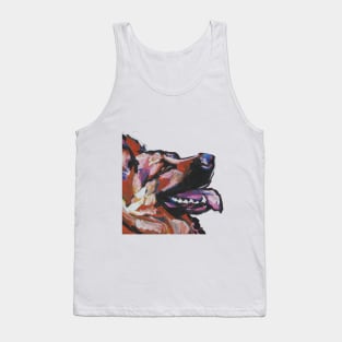 German Shepherd Dog Bright colorful pop dog art Tank Top